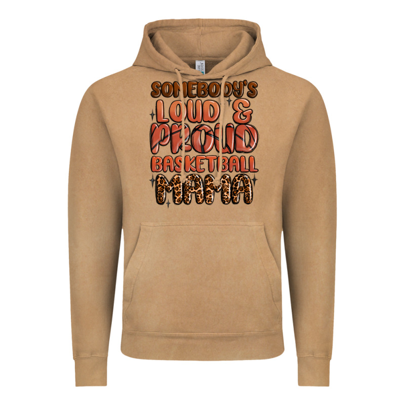 Somebodys Loud And Proud Basketball Mama Vintage Hoodie by MaliasSmallBusiness | Teevron