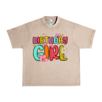French Oak birthday girl Urban Heavy Tee - MaliasSmallBusiness
