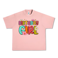 Salmon birthday girl Urban Heavy Tee - MaliasSmallBusiness