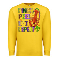 Lemon Pinch peel eat repeat crawfish Premium Sweatshirt - HowdyJamesFarm