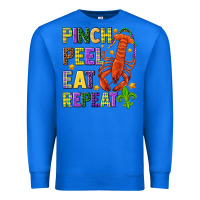 True Royal Pinch peel eat repeat crawfish Premium Sweatshirt - HowdyJamesFarm