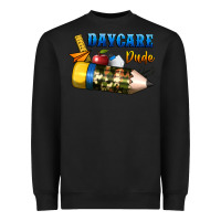 Black daycare dude Heavyweight Sweatshirt - BundleAndBundleShop