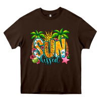 Chocolate Brown sun kissed summer Heavy Core Tee - Jasminsmagicworld