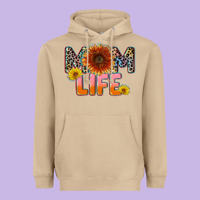 Mom Life Mother's Day Heavyweight Hoodie Designed By Cowgirlartshop