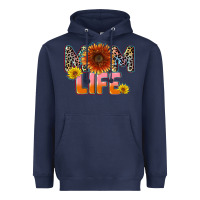 Navy Mom life Mother's Day Heavyweight Hoodie - CowGirlArtShop