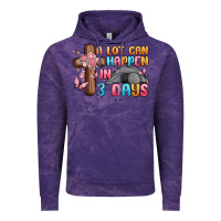 Cloud Purple a lot can happen in 3 days Vintage Hoodie - MaliasSmallBusiness