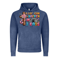 Vintage Denim a lot can happen in 3 days Vintage Hoodie - MaliasSmallBusiness