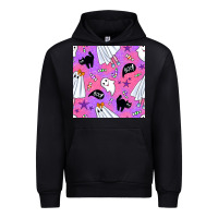 Foreset Green cute ghost halloween seamless pattern Urban Hoodie - BundleAndBundleShop