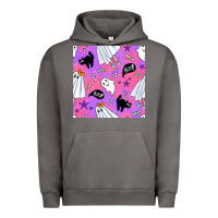 Pigment Tornado cute ghost halloween seamless pattern Urban Hoodie - BundleAndBundleShop