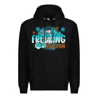 Black freezing season Premium Hoodie - CowGirlArtShop