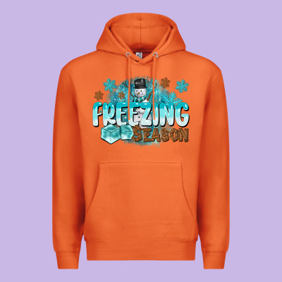 Freezing Season Premium Hoodie Designed By Cowgirlartshop
