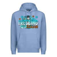 Colony Blue freezing season Premium Hoodie - CowGirlArtShop