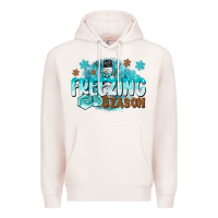 Pale Pink freezing season Premium Hoodie - CowGirlArtShop