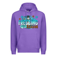 Purple freezing season Premium Hoodie - CowGirlArtShop