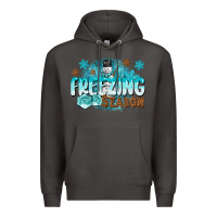 Smoke freezing season Premium Hoodie - CowGirlArtShop