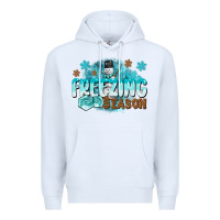 White freezing season Premium Hoodie - CowGirlArtShop
