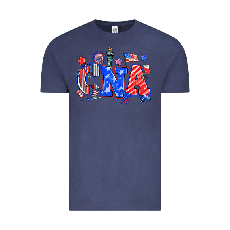 4th Of July Cna Vintage Tee by NancyCooperArtShop | Teevron