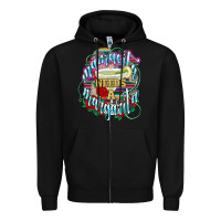 Black Mamacita needs a margarita Zipper Hoodie - NancyCooperArtShop