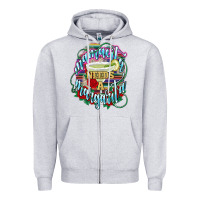Heather Grey Mamacita needs a margarita Zipper Hoodie - NancyCooperArtShop