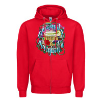 Red Mamacita needs a margarita Zipper Hoodie - NancyCooperArtShop