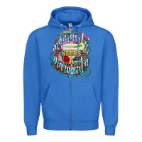 True Royal Mamacita needs a margarita Zipper Hoodie - NancyCooperArtShop