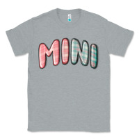 Heather Grey mini christmas plaid Classic Tee - MaliasSmallBusiness