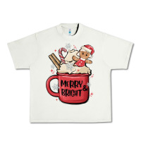 Pistachio merry and bright Urban Heavy Tee - MaliasSmallBusiness