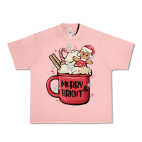 Salmon merry and bright Urban Heavy Tee - MaliasSmallBusiness