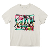 Cream stay salty matthew 5 13 summer Heavy Core Tee - Jasminsmagicworld