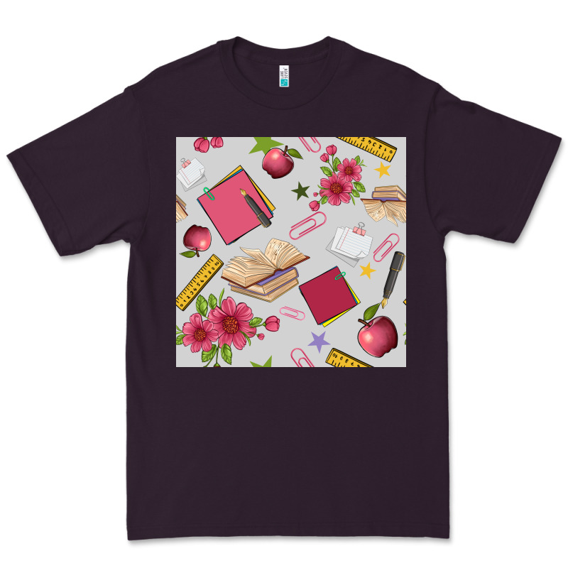 Back To School  Seamless Pattern Premium Tee by BundleAndBundleShop | Teevron