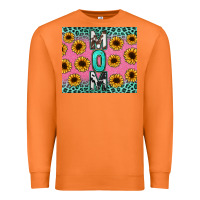 Carrot Mom sunflower glitter Premium Sweatshirt - CowGirlArtShop