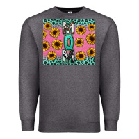 Charcoal Heather Mom sunflower glitter Premium Sweatshirt - CowGirlArtShop