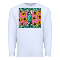 Mom Sunflower Glitter Premium Sweatshirt | Teevron