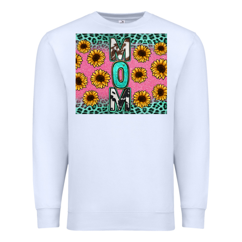 Mom Sunflower Glitter Premium Sweatshirt by CowGirlArtShop | Teevron