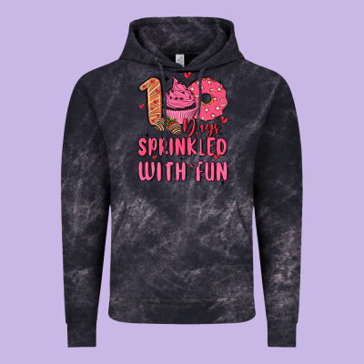 100 Days Sprinkled With Fun Vintage Hoodie Designed By Maliassmallbusiness