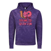 Cloud Purple 100 days sprinkled with fun Vintage Hoodie - MaliasSmallBusiness