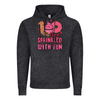 Vintage Black 100 days sprinkled with fun Vintage Hoodie - MaliasSmallBusiness