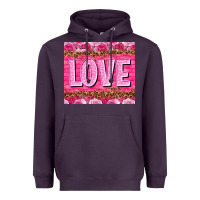 Plum Love Valentine's day tumbler Heavyweight Hoodie - HowdyJamesFarm