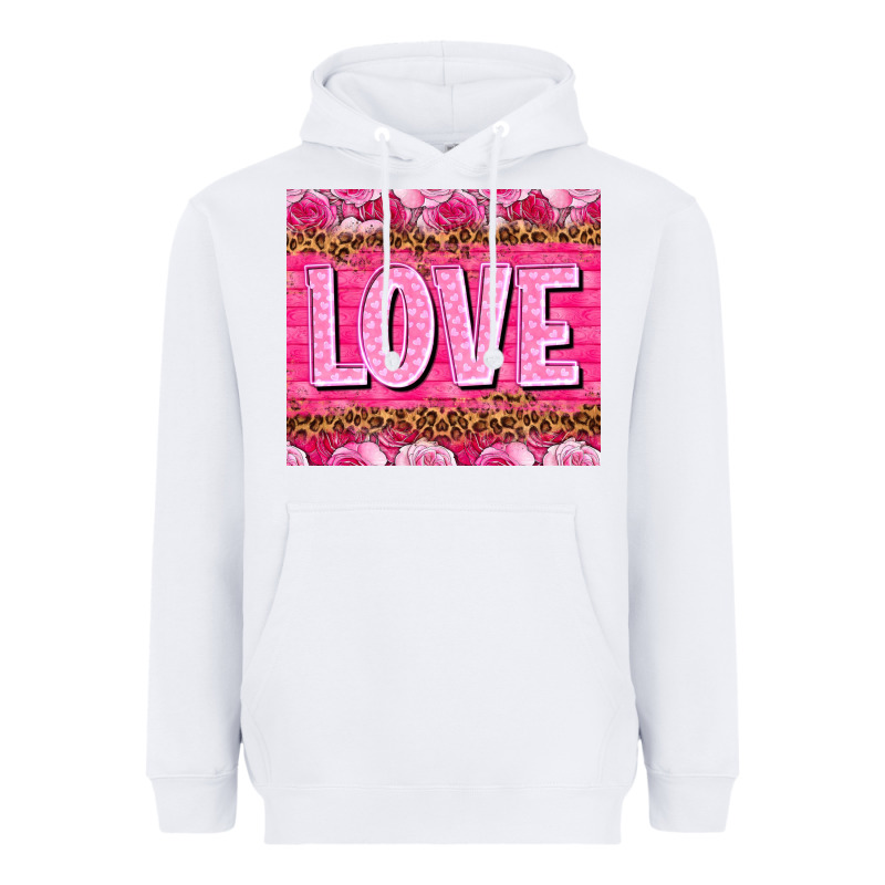 Love Valentine's Day Tumbler Heavyweight Hoodie by HowdyJamesFarm | Teevron