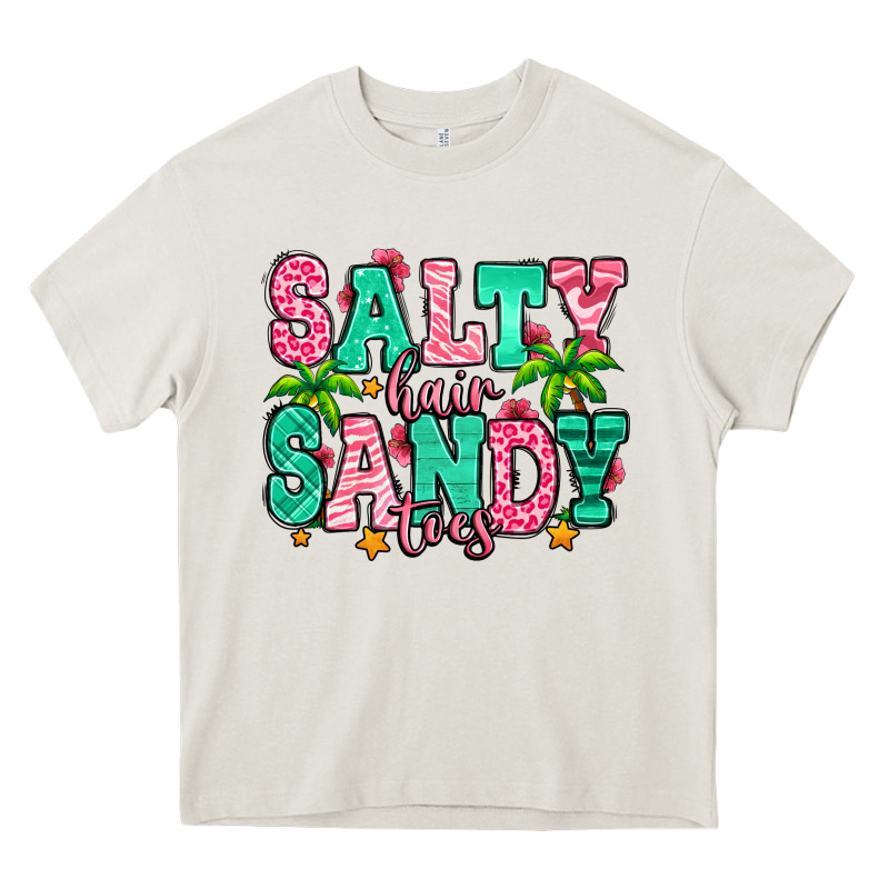 Salty Hair Sandy Toes Heavy Core Tee by Jasminsmagicworld | Teevron