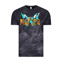 Cloud Black you matter Vintage Tee - NancyCooperArtShop