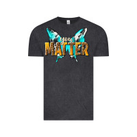 Vintage Black you matter Vintage Tee - NancyCooperArtShop