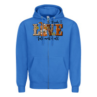 True Royal I Think I Love Fall Most of All Zipper Hoodie - texasbilliewilder