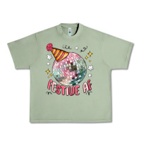 Oil Green festive af Urban Heavy Tee - MaliasSmallBusiness