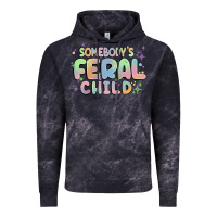 Cloud Black somebody's feral child Vintage Hoodie - MaliasSmallBusiness