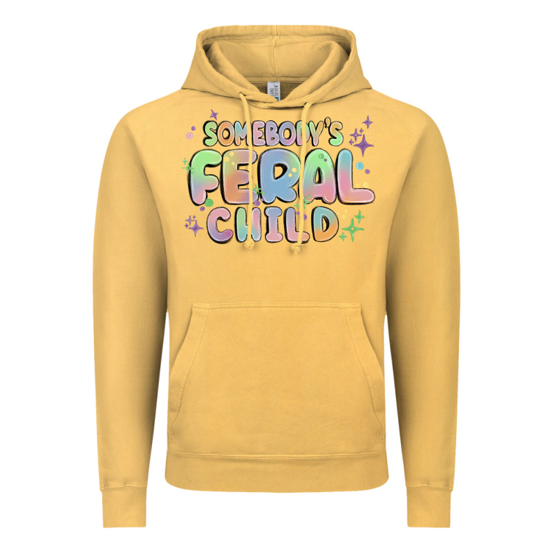 Somebody's Feral Child Vintage Hoodie by MaliasSmallBusiness | Teevron