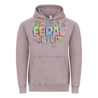 Vintage Zinc somebody's feral child Vintage Hoodie - MaliasSmallBusiness