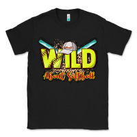 Black wild about softball Classic Tee - NancyCooperArtShop
