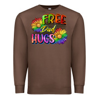 Chestnut Free dad hugs Premium Sweatshirt - CowGirlArtShop