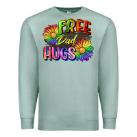 Seafoam Free dad hugs Premium Sweatshirt - CowGirlArtShop